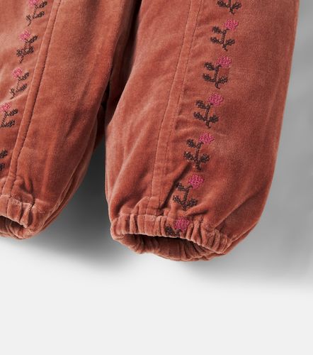 Bebé - Pantalones de terciopelo de algodón florales - Emile et Ida - Modalova