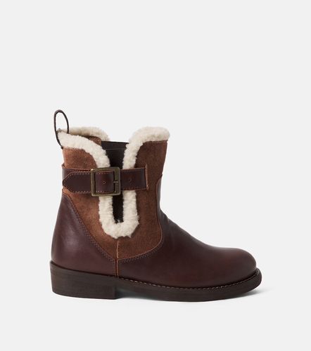 PèPè Botines de piel con borrego - PePe - Modalova