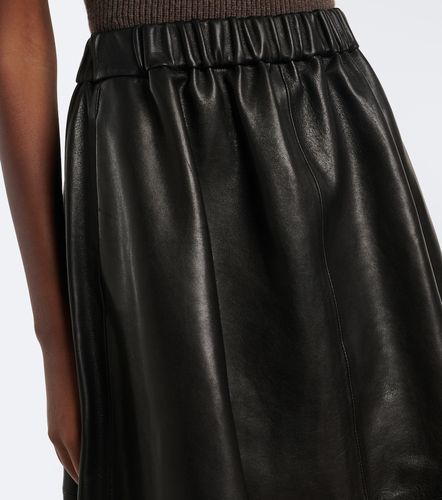 Giacca Sofie in pelle con shearling - Nour Hammour - Modalova