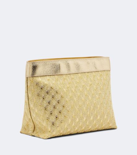 Pouch Mini de lamé con piel - Missoni - Modalova
