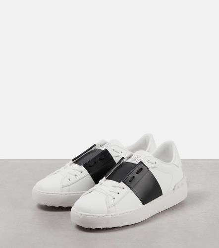 Open leather sneakers - Valentino Garavani - Modalova