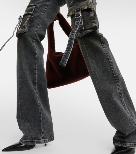Low-rise denim cargo pants - Blumarine - Modalova