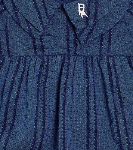 Bebé - Vestido de algodón a rayas - Bobo Choses - Modalova