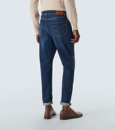 Jeans rectos de tiro medio - Brunello Cucinelli - Modalova