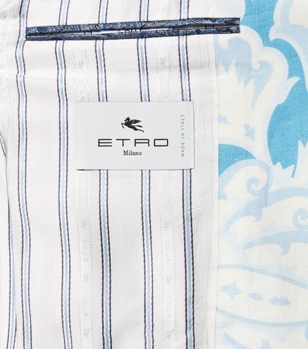 Blazer de botonadura simple de algodón - Etro - Modalova