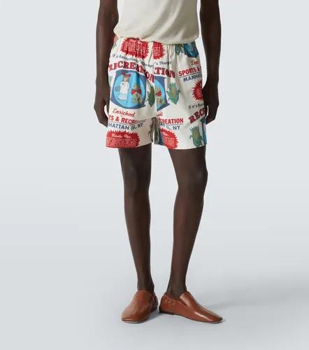 Enrichment cotton printed shorts - Bode - Modalova