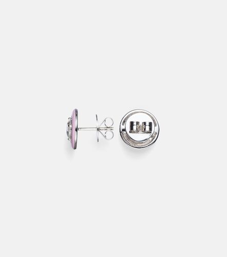 Pendientes de oro blanco de 18 ct con diamantes - Kamyen - Modalova