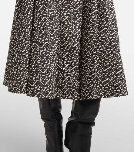Vestido camisero de popelín de algodón estampado - Tory Burch - Modalova