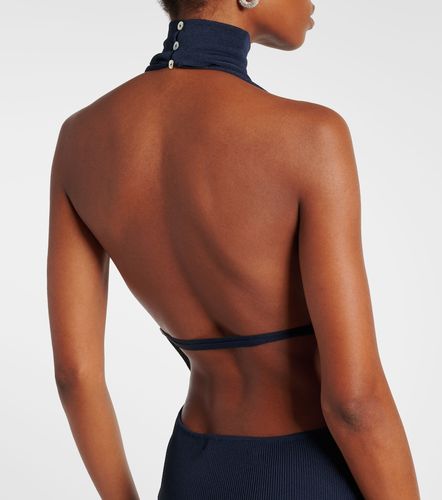 Aya Muse Draped halterneck gown - Aya Muse - Modalova