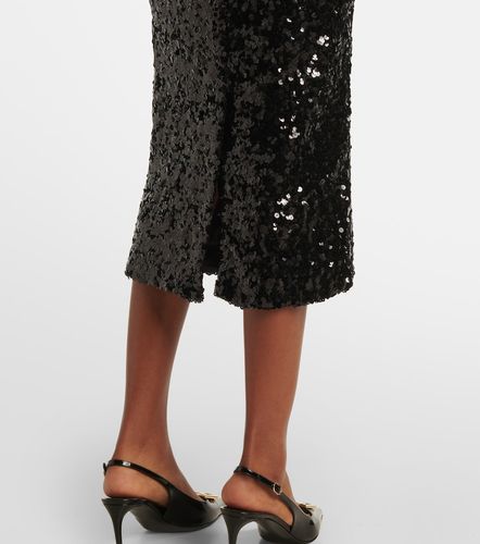 Abito midi con paillettes - Dolce&Gabbana - Modalova
