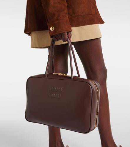 Miu Miu Beau Large leather tote bag - Miu Miu - Modalova