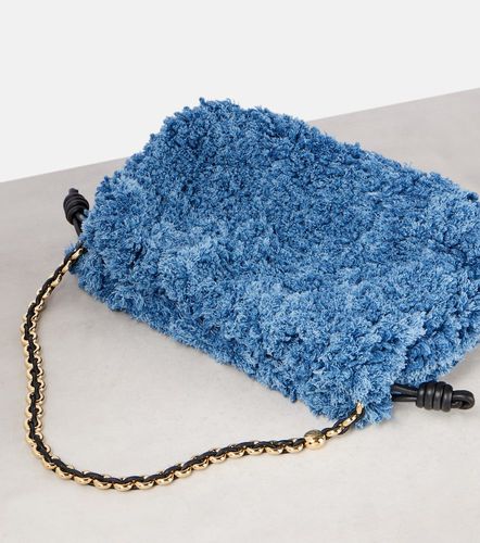 Clutch Flamenco Medium de denim - Loewe - Modalova