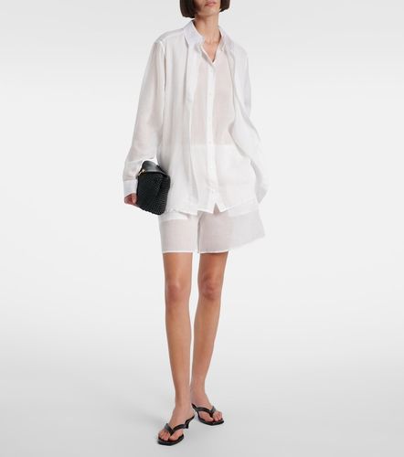 Camisa de gasa de ramio a capas - Toteme - Modalova