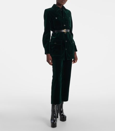 Saharienne cotton velvet jacket - Saint Laurent - Modalova