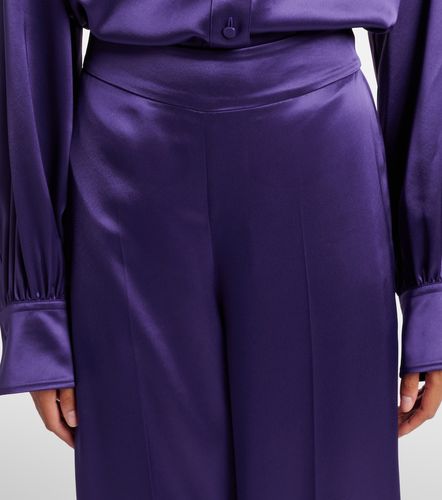 Pantaloni Dijon in raso a gamba larga - Joseph - Modalova
