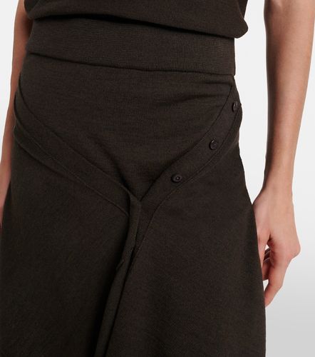 Asymmetric wool-blend miniskirt - Lemaire - Modalova