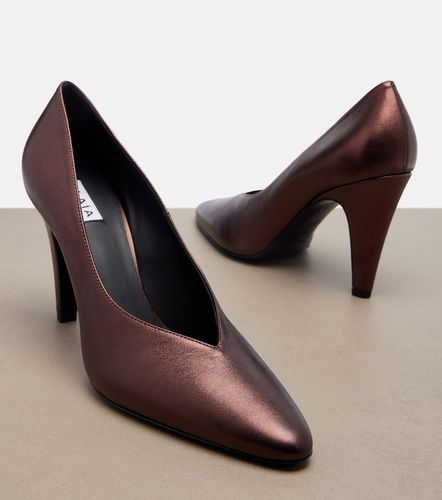 Alaia Metallic leather pumps - Alaia - Modalova