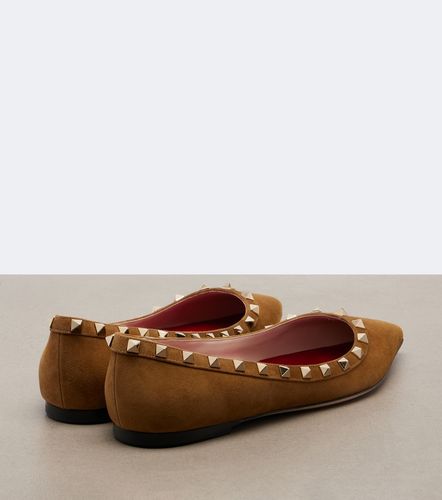 Ballerine Rockstud in suede - Valentino Garavani - Modalova