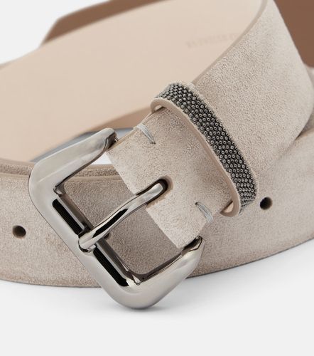 Monili suede belt - Brunello Cucinelli - Modalova