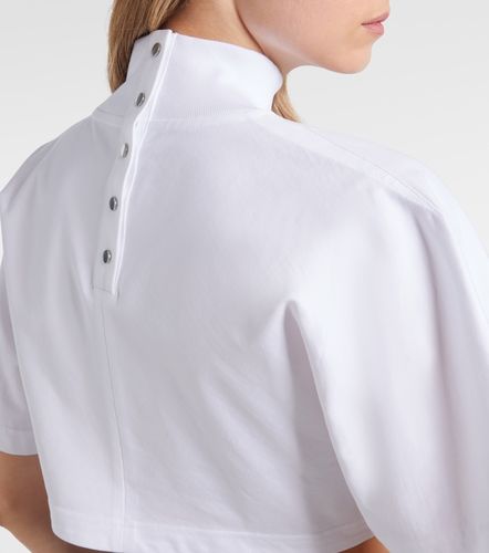 Alaïa Camiseta cropped de jersey de algodón - Alaia - Modalova