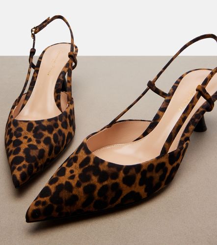 Pumps slingback Ascent in suede - Gianvito Rossi - Modalova
