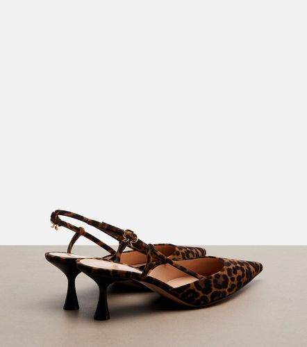 Slingback-Pumps Ascent aus Veloursleder - Gianvito Rossi - Modalova
