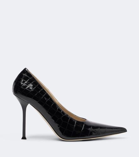 Helix snake-effect leather pumps - Christen - Modalova