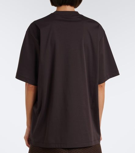 Camiseta de jersey de algodón con logo - Gucci - Modalova