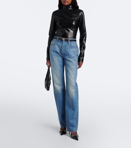 Gucci Top aus Leder - Gucci - Modalova