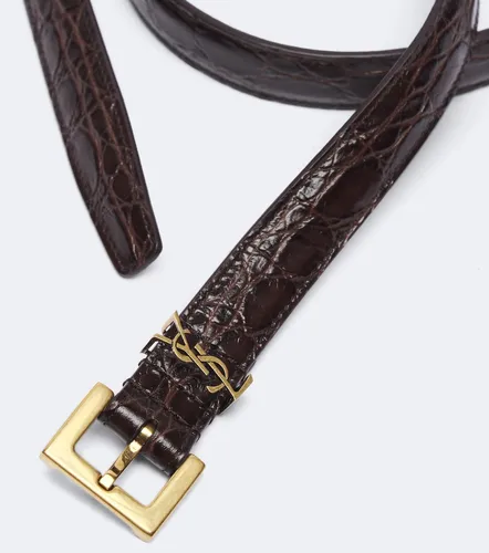 Gürtel Cassandre aus Leder - Saint Laurent - Modalova