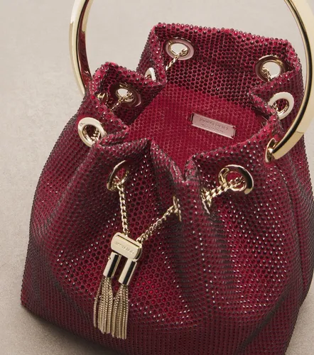 Bon Bon embellished mesh bucket bag - Jimmy Choo - Modalova