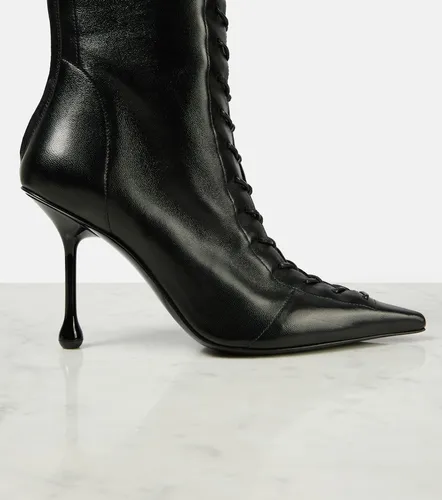Scarlett 95 leather lace-up boots - Jimmy Choo - Modalova