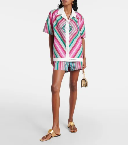 Printed cotton poplin shirt - Valentino Garavani - Modalova