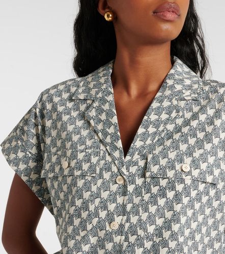 Camicia in popeline di cotone con stampa - Tory Burch - Modalova