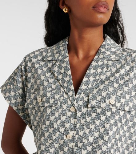 Camisa de popelín de algodón estampada - Tory Burch - Modalova
