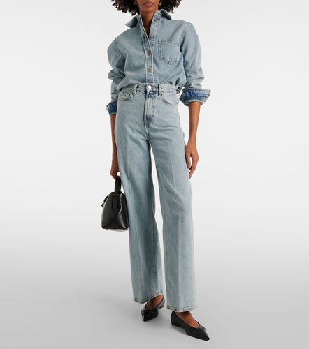 Jeans a gamba larga e vita alta - Toteme - Modalova