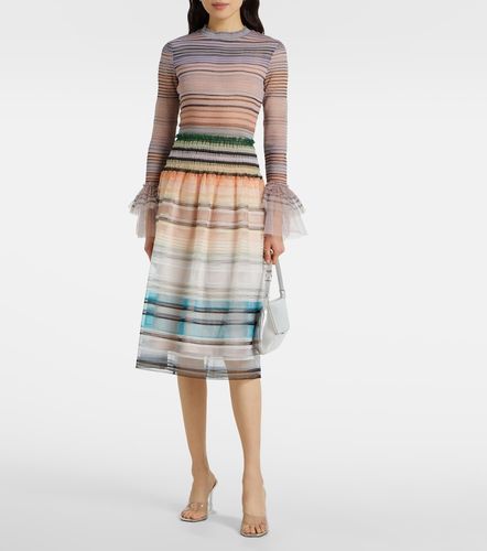 Susan Fang Printed sheer tulle top - Susan Fang - Modalova