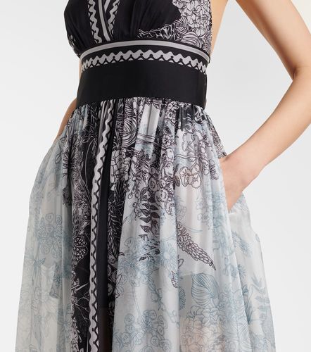 Vestido largo de chifón de seda - Elie Saab - Modalova