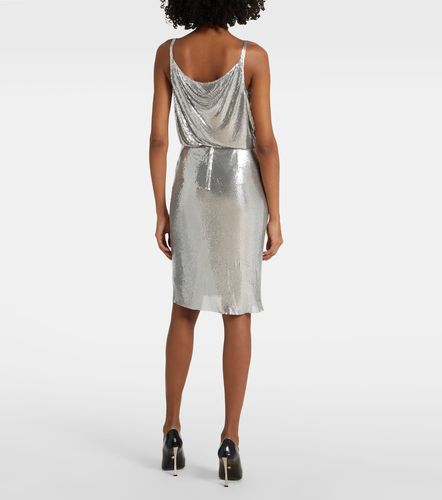 Bleistiftrock aus Metall-Mesh - Versace - Modalova