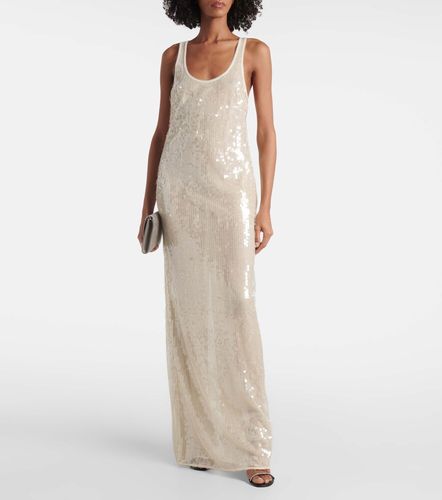 Sheer sequined maxi dress - Stella McCartney - Modalova