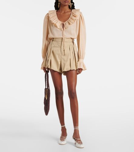 Chloe Ruffled cotton voile blouse - Chloe - Modalova