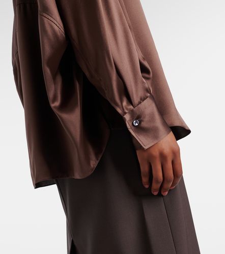Silk satin blouse - Brunello Cucinelli - Modalova