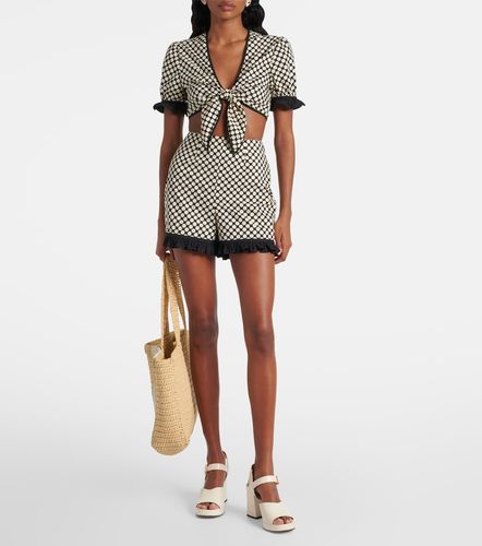Shorts Plus De Pois de popelín de algodón - Valentino - Modalova