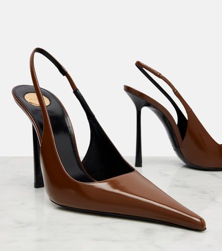 Vendome 110 leather slingback pumps - Saint Laurent - Modalova