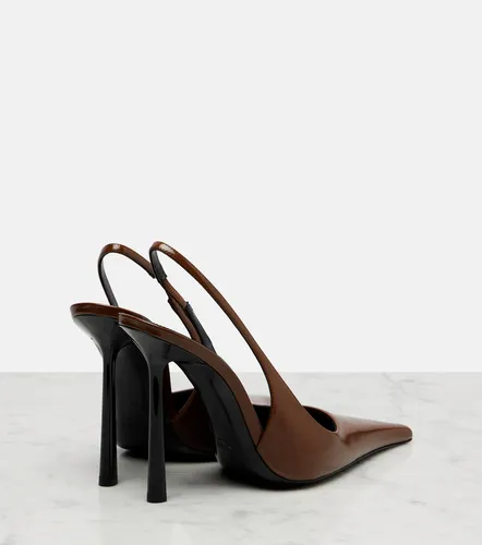 Vendome 110 leather slingback pumps - Saint Laurent - Modalova