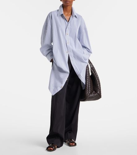 Camicia in popeline di cotone a righe - Bottega Veneta - Modalova