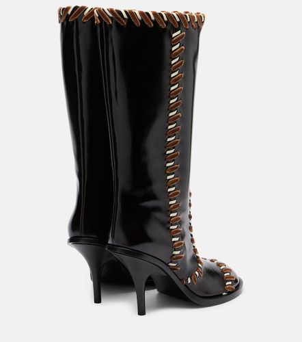 Embellished leather boots - Dries Van Noten - Modalova