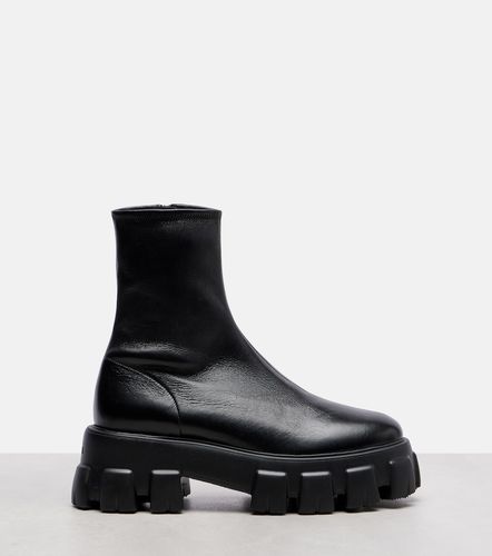 Ankle Boots Monolith aus Leder - Prada - Modalova