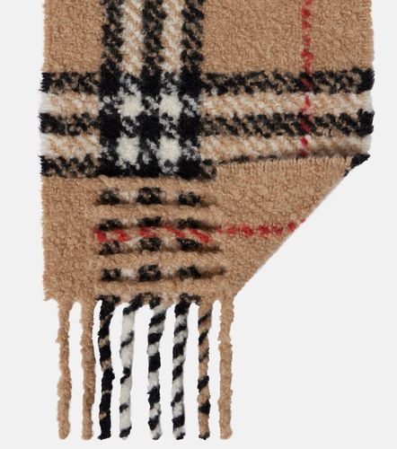 Check alpaca and wool-blend scarf - Burberry - Modalova