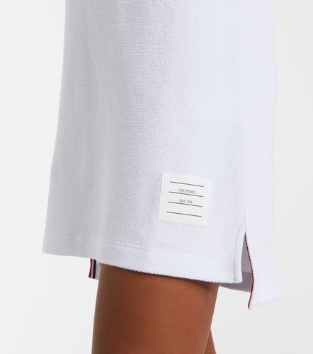Vestido de piqué de algodón con 4-Bar - Thom Browne - Modalova